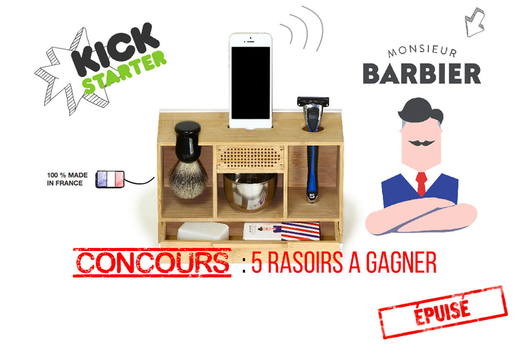 Shaving Box et rasoirs Monsieur Barbier 
