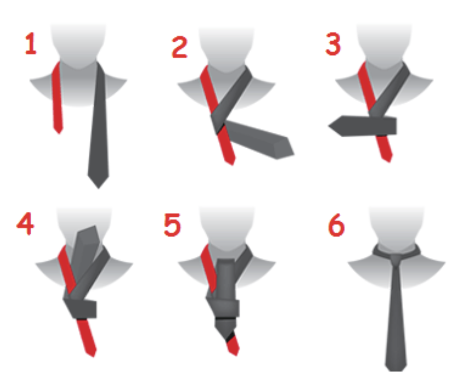 Barbichette comment faire un noeud de cravate